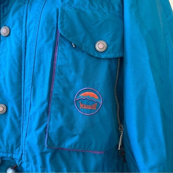 Marker | Vintage Nylon Color Block Ski Hiking Jacket - Picture 3 of 8